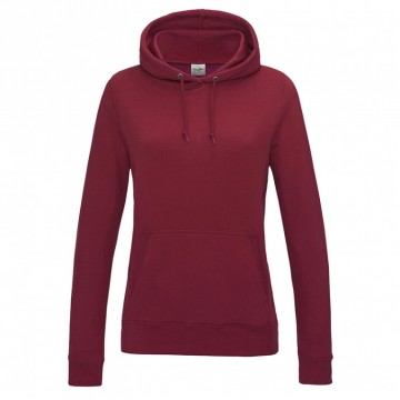 JH001F AWDis Women´s College Hoodie Chilli rood