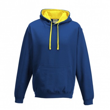 JH003 AWDis Varsity Hoodie Koningsblauw / Zongeel