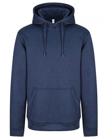 JH006 AWDis Sport Polyester Hoodie blauw melange