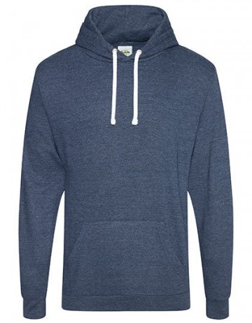 JH008 Heather Hoodie marineblauw heather
