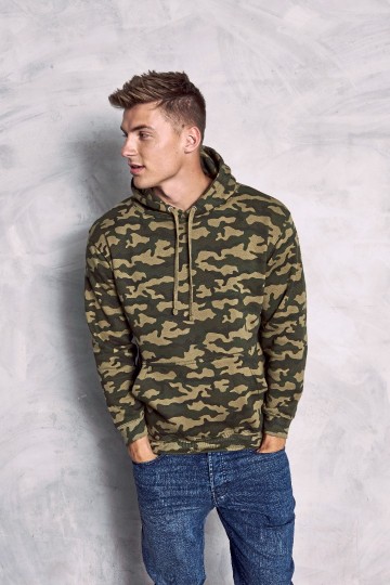 JH014 AWDis Camo hoodie