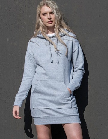JH015 AWDis Hoodie Dress jurk
