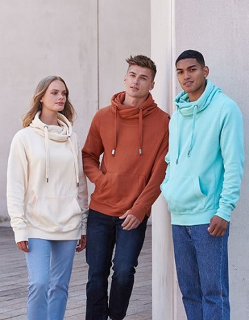 JH021 Cross Neck Hoodie