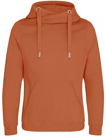 JH021 Cross Neck Hoodie ginger biscuit