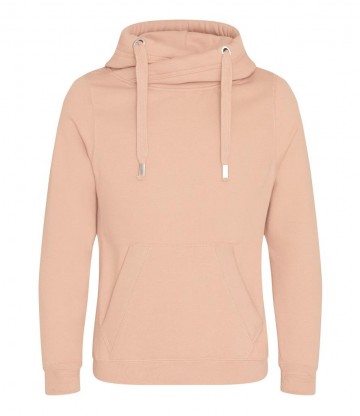 JH021 Cross Neck Hoodie nude