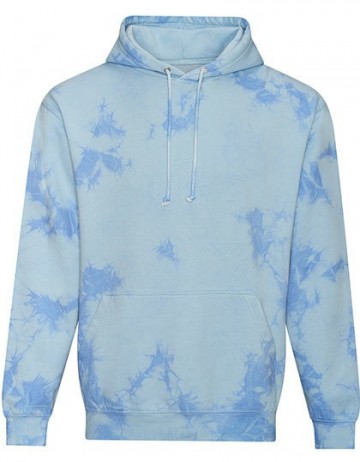 JH0223 AWDIS Tie-Dye Hoodie blue cloud