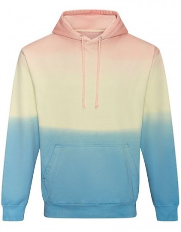 JH022 AWDis Tie-Dye hoodie pastel sunset dip