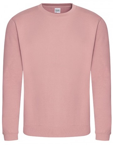 JH030 AWDis sweater  stoffig roze