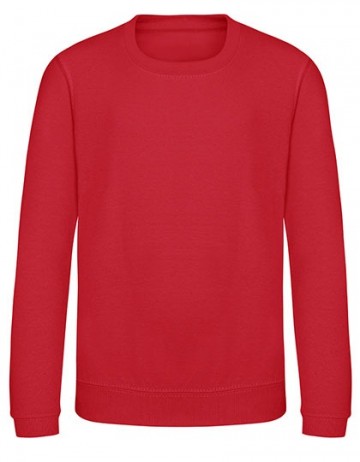 JH030J AWDis junior sweat fire red