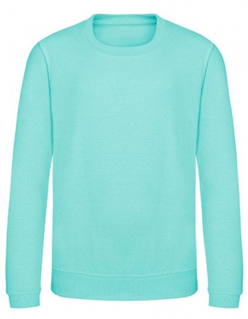 JH030J AWDis junior sweat peppermint green