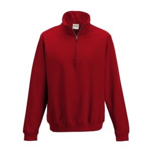 JH046 Sophomore 1/4 Zip sweater Vuurrood