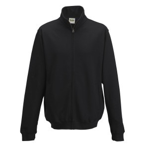 JH047 Freshner Full Zip Sweat Jet zwart