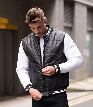 JH049 AWDis Varisity gewatteerd jack