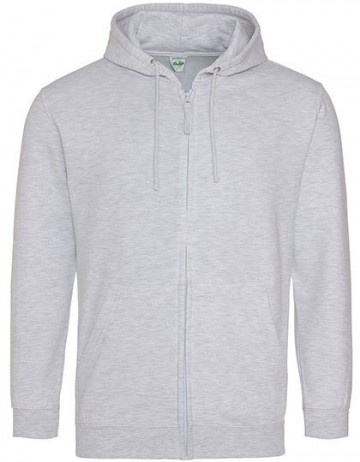 JH050 AWDis Zoodie heather asgrijs