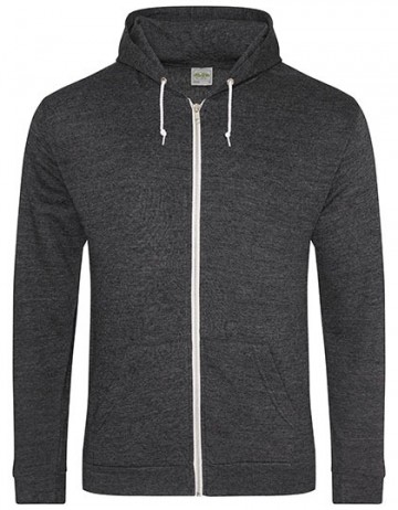 JH058 AWDis Heather Zoodie black heather