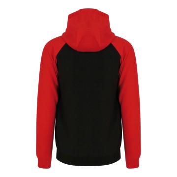 JH063 AWDis Baseball zoodie back