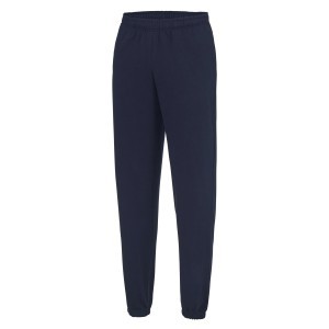 JH072 College Cuffed Jogpants Frans marineblauw