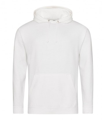 JH090 AWDis Washed Hoodie gewassen artic wit