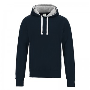 JH100 Chunky Hoodie Oxford marineblauw