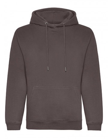 JH201 AWDis Organic hoodie charcoal heather