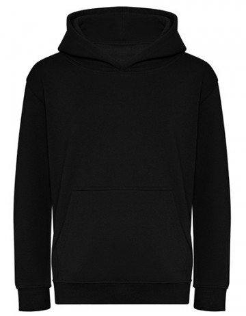 JH201J AWDis Junior Organic hoodie deep black