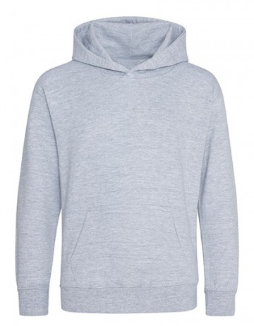 JH201J AWDis Junior Organic hoodie heather grey
