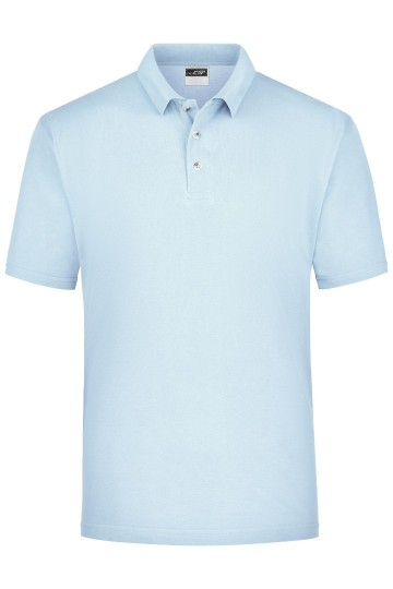 JN Piqué Medium Polo JN020 lichtblauw