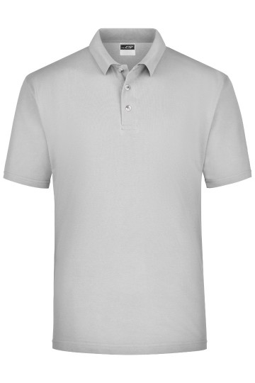 JN Piqué Medium Polo JN020 lichtgrijs