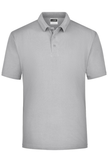 JN Polo Piqué Heavy JN021 lichtgrijs