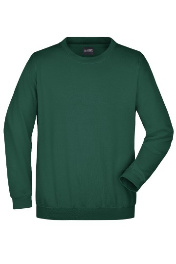 JN Unisex Heavy Round Sweat JN040 donkergroen