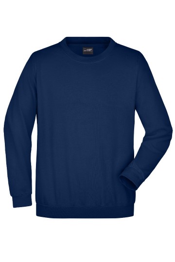 JN Unisex Heavy Round Sweat JN040 marineblauw