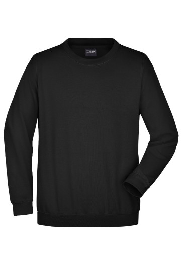JN Unisex Heavy Round Sweat JN040 zwart