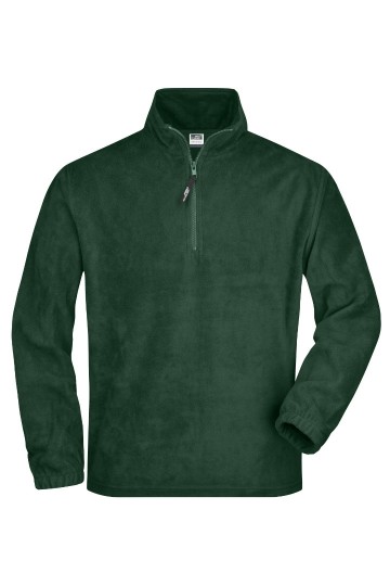 JN Half Zip Fleece JN043 donkergroen