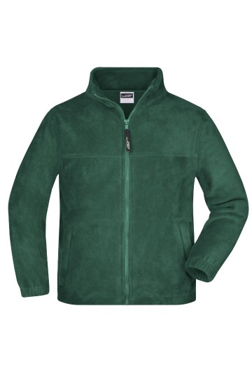 JN Kids Full Zip Fleece JN044K donkergroen