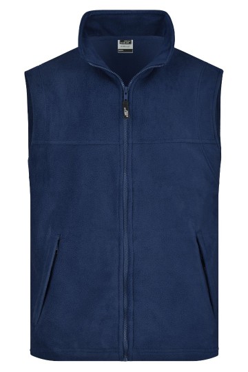JN Men's Fleece Vest JN045 marineblauw