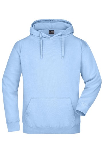 JN Men's Hooded Sweat JN047 lichtblauw