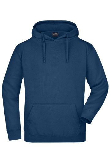 JN Men's Hooded Sweat JN047 petrolblauw