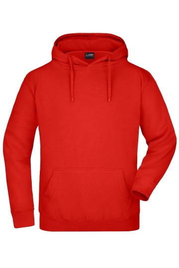 JN Men's Hooded Sweat JN047 tomaatrood