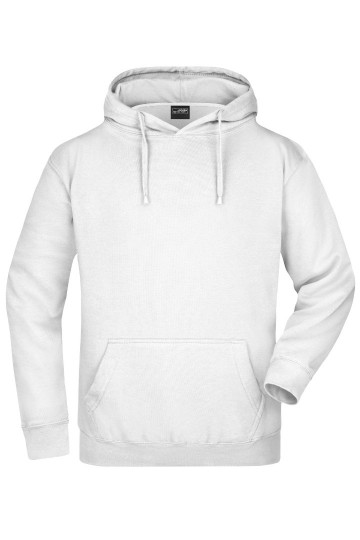 JN Men's Hooded Sweat JN047 wit