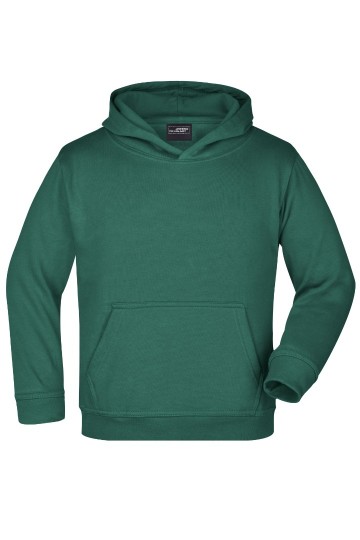 JN Kids Hooded Sweat JN047K donkergroen