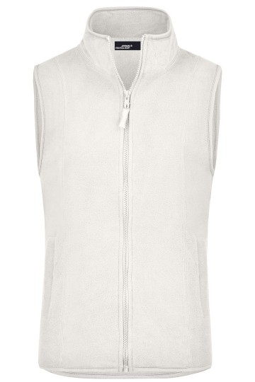 JN Ladies Micro Fleece Vest JN045 gebrokenwit