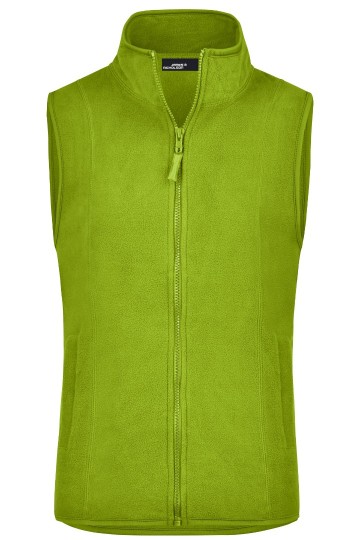 JN Ladies Micro Fleece Vest JN045 limoengroen