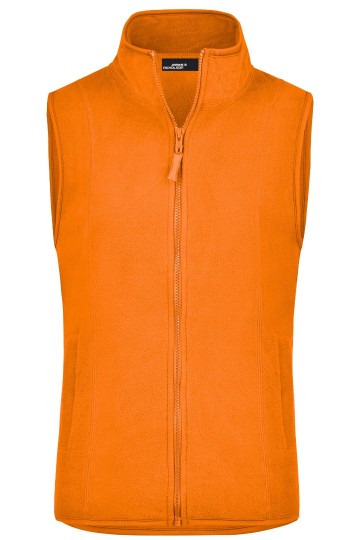 JN Ladies Micro Fleece Vest JN045 oranje
