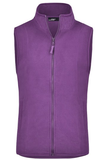 JN Ladies Micro Fleece Vest JN045 paars