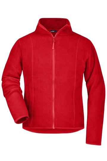 JN Ladies Microfleece jacket JN049 rood