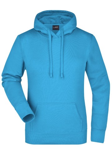 JN Ladies Hooded Sweat JN051 turkoois
