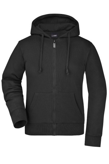 JN Ladies Hooded jacket JN053 zwart