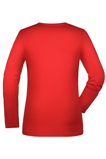 JN Ladies Tangy T-Shirt met LM JN054 rood rug