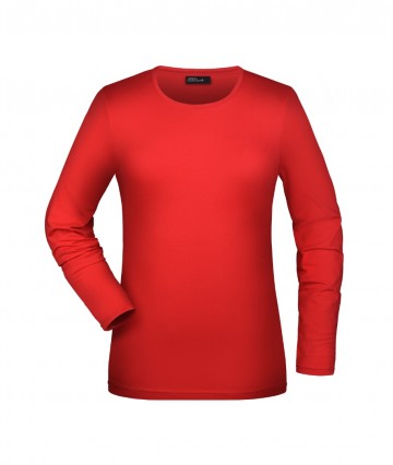 JN Ladies Tangy T-Shirt met LM JN054 rood