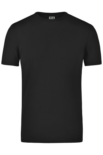 JN Men's Elastic T-Shirt JN055 zwart